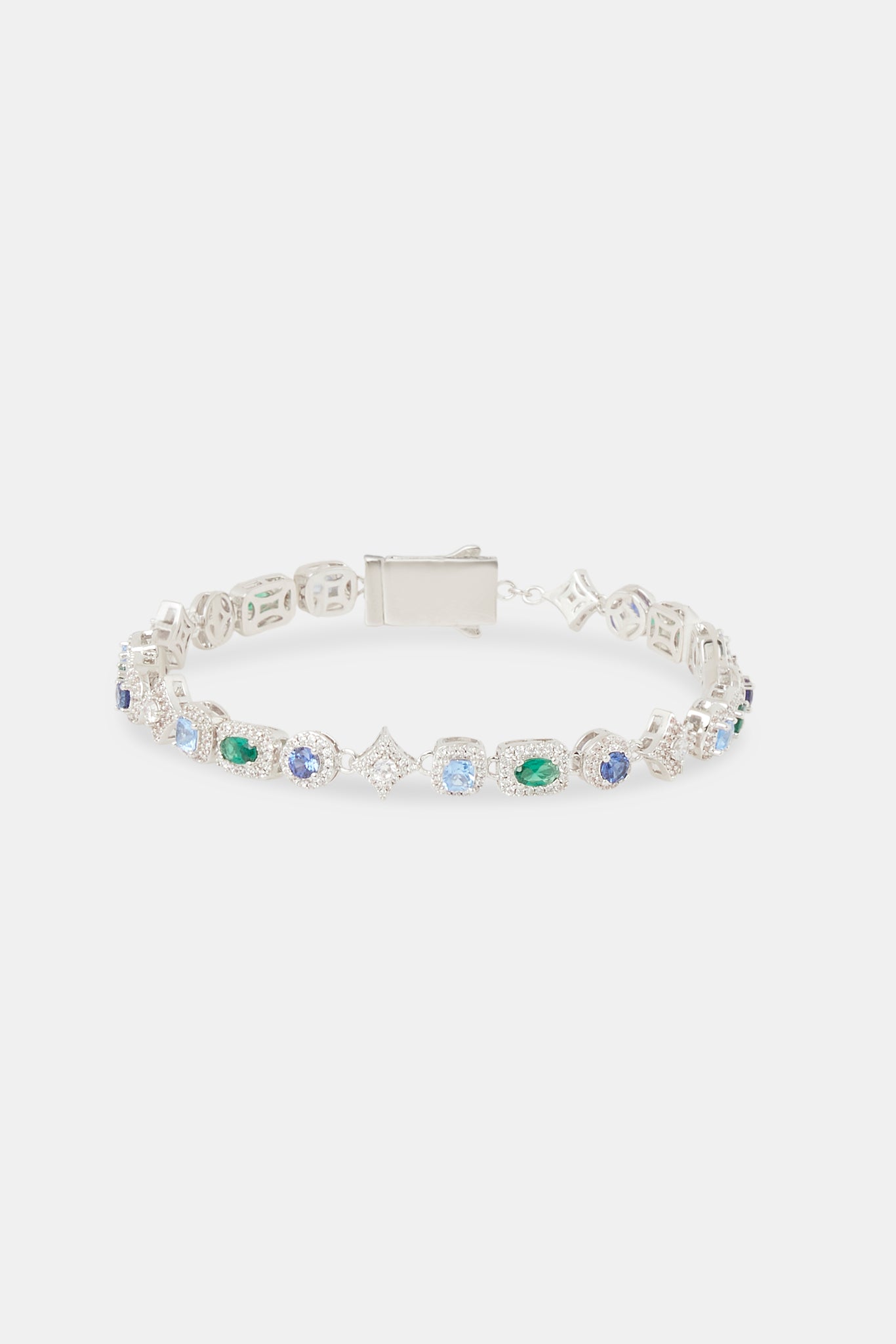 Armband mit Mikrosternmotiv und mehreren Edelsteinen – 6 mm